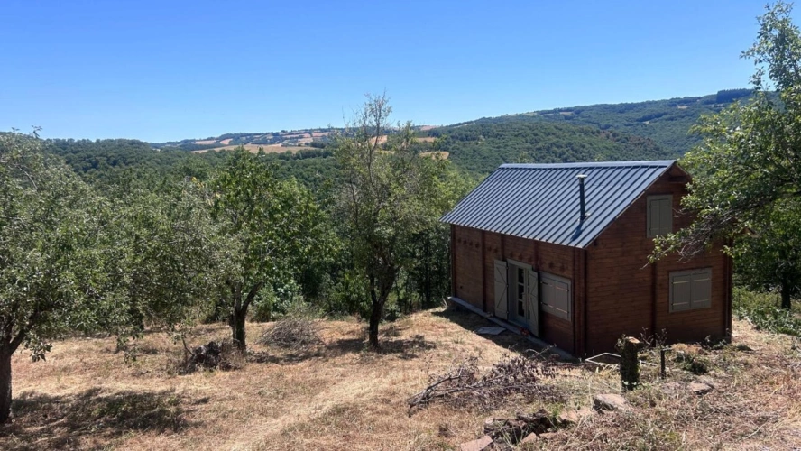 Photos 3 - Rurale - Chalet bois récent (2023) aux normes RT 2012  Calme absolu sur les hauteurs de Brousse-le-Château