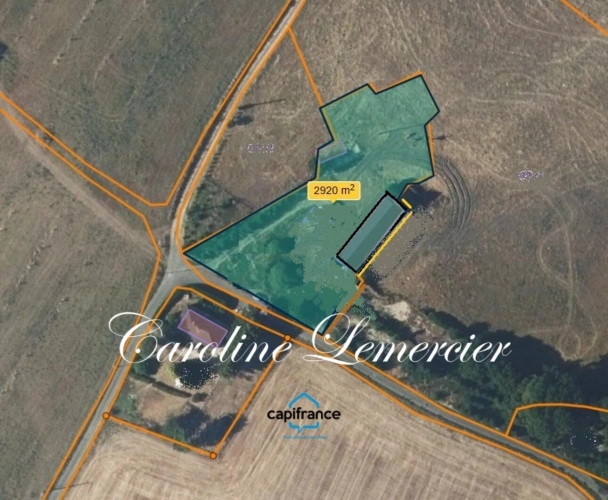 Photos 2 - Rurale - Maison à vendre 0 pièces proche de CONNERRE (72) GRANGE EN PIERRE DE 170 M² AVEC GRNIER SUR TOUTE LA SUPERFICIE , 2500 m² terrain en campagne