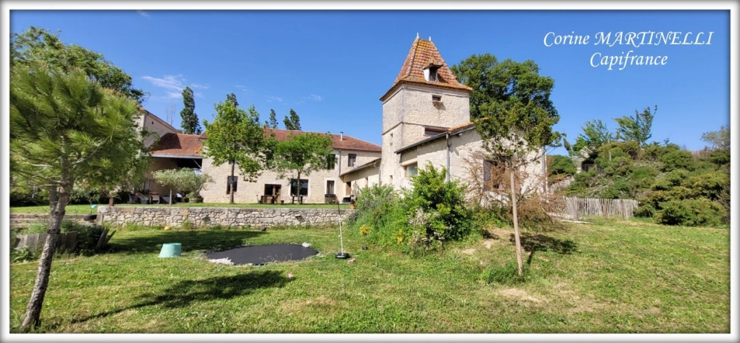 Photos 3 - Prestige - Propriete à vendre 22 pièces proche de AGEN (47) 4 habitations 885 m² + dépendances, 27 ha