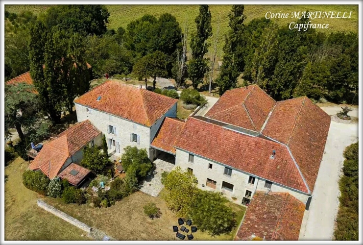 Photos 5 - Prestige - Propriete à vendre 22 pièces proche de AGEN (47) 4 habitations 885 m² + dépendances, 27 ha
