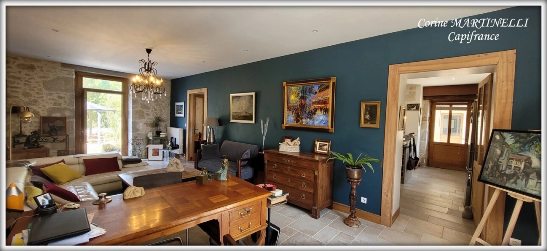 Photos 12 - Prestige - Propriete à vendre 22 pièces proche de AGEN (47) 4 habitations 885 m² + dépendances, 27 ha
