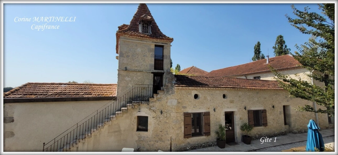 Photos 26 - Prestige - Propriete à vendre 22 pièces proche de AGEN (47) 4 habitations 885 m² + dépendances, 27 ha