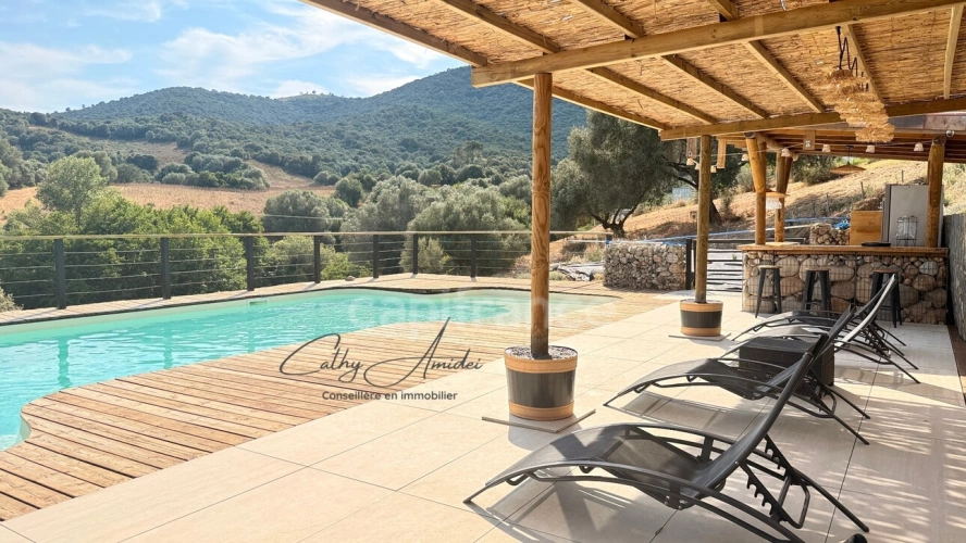 Photos 13 - Prestige - PRATAVONE (Corse) : Propriété 10 pièces avec piscine et chalet indépendant