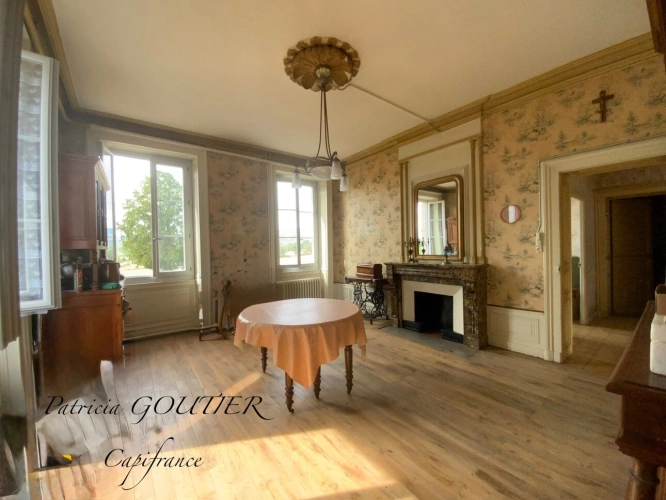 Photos 2 - Prestige - A  SAINT FORGEUX LESPINASSE (42) MAISON DE CARACTERE de 200 M2 avec DEPENDANCES et terrain clos de 8400M2