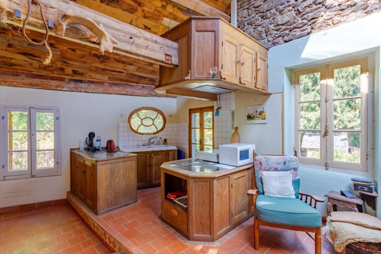 Photos 4 - Rurale - Ancien moulin au bord du Viaur -Vue magnifique sur l'eau - 185 m² habitables
