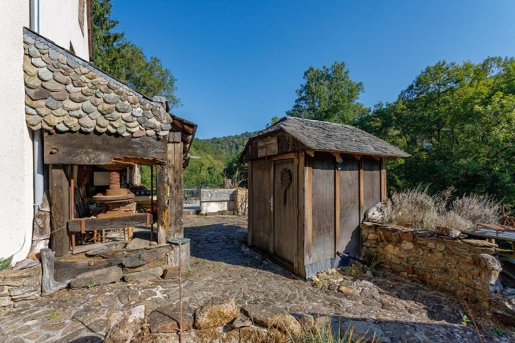 Photos 29 - Rurale - Ancien moulin au bord du Viaur -Vue magnifique sur l'eau - 185 m² habitables