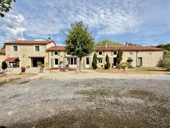Photos 1 - Prestigious - Stunning Character Property with Second House, Stone Barn and Extensive Gardens near Nanteuil-en-Val