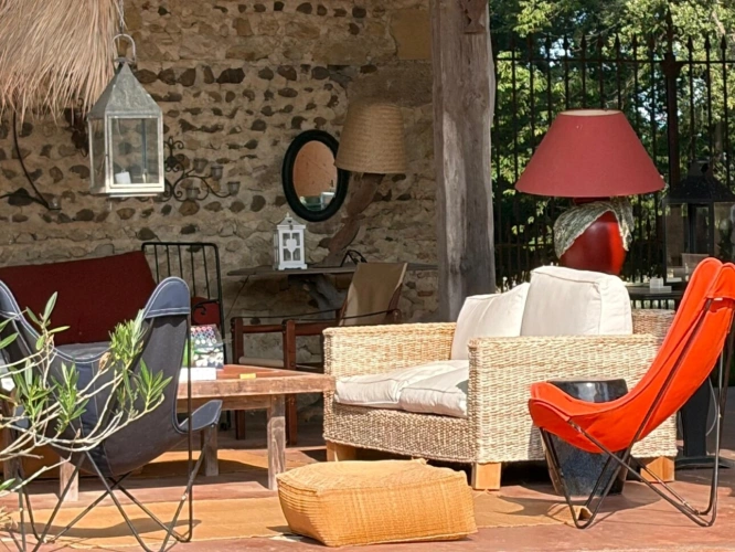 Photos 4 - Prestige - PLAISANCE DU GERS(32): élégante PROPRIETE DE CHARME et de CARACTERE XVIII-XIXs, 3,5hectares, près de Plaisance et Marciac, SANS TRAVAUX, sans vis à vis, au calme , VUE sur les coteaux, piscine