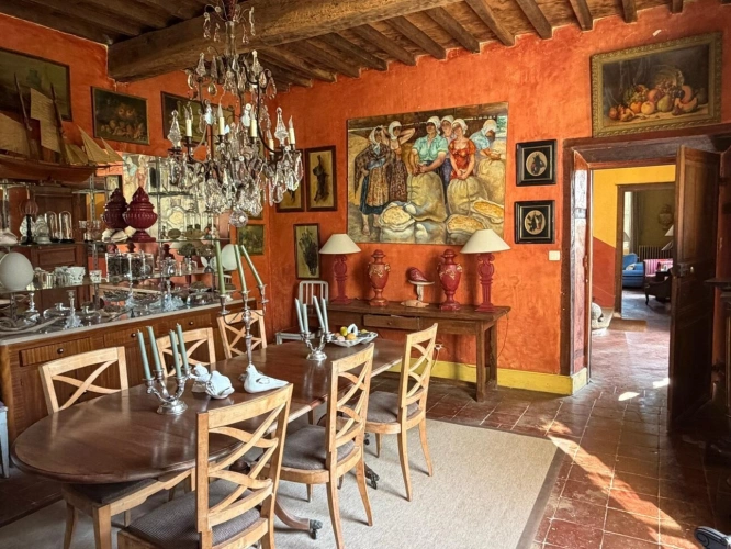 Photos 12 - Prestige - PLAISANCE DU GERS(32): élégante PROPRIETE DE CHARME et de CARACTERE XVIII-XIXs, 3,5hectares, près de Plaisance et Marciac, SANS TRAVAUX, sans vis à vis, au calme , VUE sur les coteaux, piscine