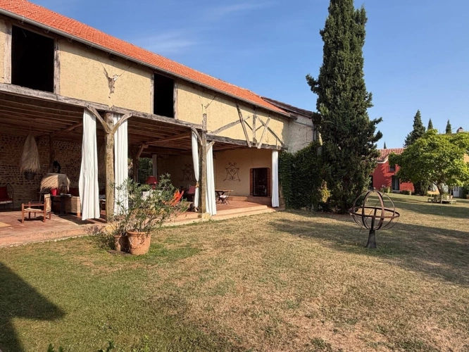 Photos 30 - Prestige - PLAISANCE DU GERS(32): élégante PROPRIETE DE CHARME et de CARACTERE XVIII-XIXs, 3,5hectares, près de Plaisance et Marciac, SANS TRAVAUX, sans vis à vis, au calme , VUE sur les coteaux, piscine
