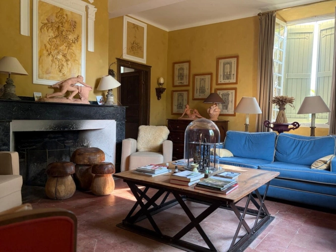 Photos 78 - Prestige - PLAISANCE DU GERS(32): élégante PROPRIETE DE CHARME et de CARACTERE XVIII-XIXs, 3,5hectares, près de Plaisance et Marciac, SANS TRAVAUX, sans vis à vis, au calme , VUE sur les coteaux, piscine