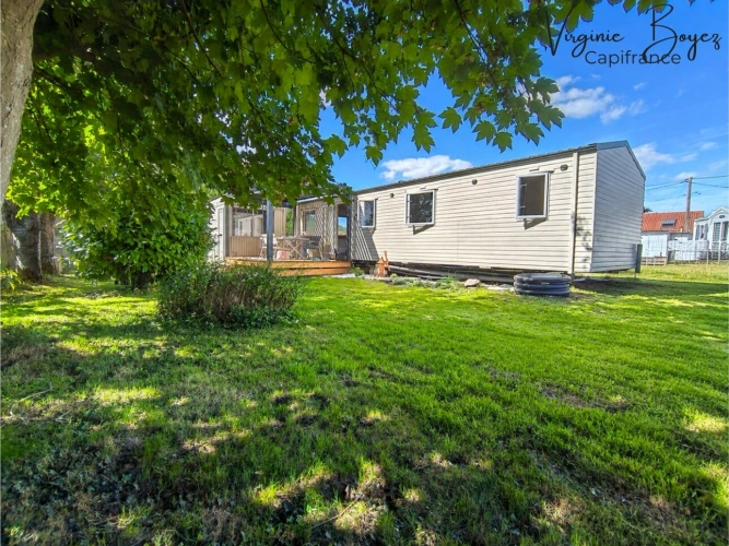 Photos 1 - Rurale -  À VENDRE – TERRAIN DE LOISIRS AVEC MOBIL-HOME 4 SAISONS – SECTEUR BOURBOURG