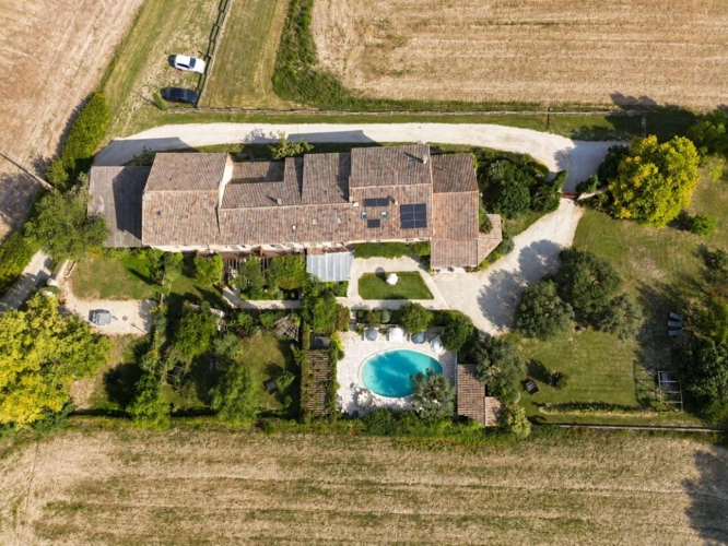 Photos 4 - Tourist - Stone estate of 675 sqm with swimming pool on nearly 3 hectares - Roquemaure
