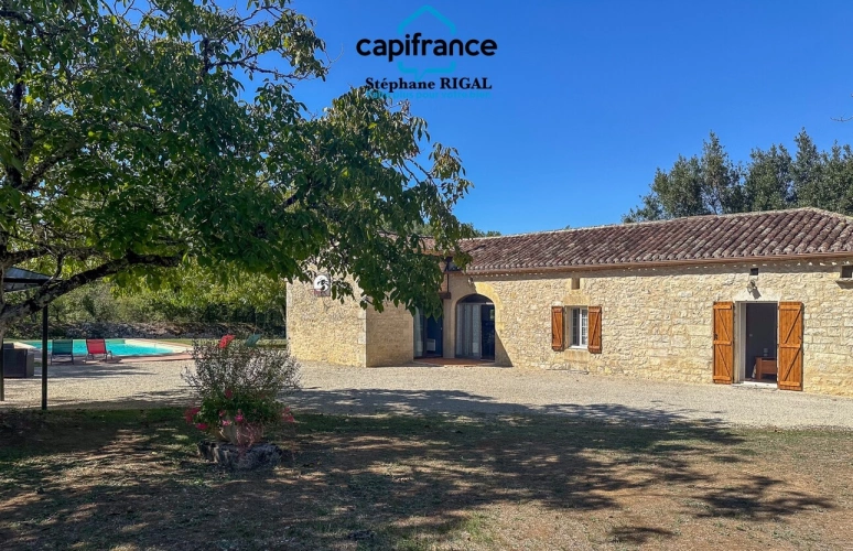 Photos 3 - Prestige - Propriete à vendre 5 pièces MAUROUX (46), 100 m2 sur 1,5ha de terrain