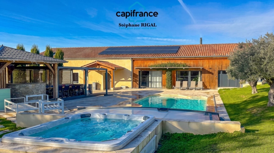 Photos 2 - Rurale - Propriete à vendre 7 pièces VILLENEUVE SUR LOT (47) de 229m2 habitables sur un terrain clos de 5965m2