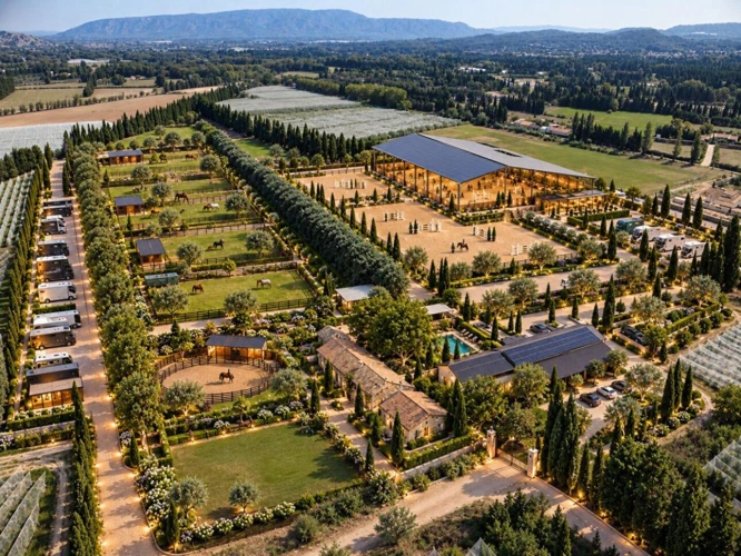 Photos 5 - Équestre - Domaine d'exception de 11,5 hectares .Un futur resort équestre au coeur des Alpilles