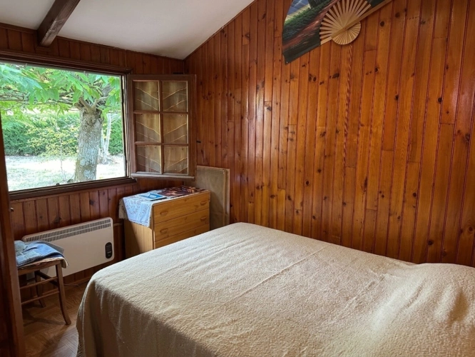 Photos 8 - Rurale - Terrain de loisir arboré de 1360m2 avec cabanon aménagé de 24m2 — Marigné-Laillé