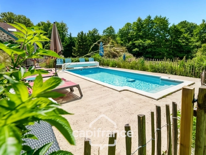 Photos 6 - Prestige - Dpt Creuse (23), à vendre Saint Vaury propriété de 590 m2 avec plusieurs logements possibles - Piscine - Dépendances - Terrain 1,10 ha