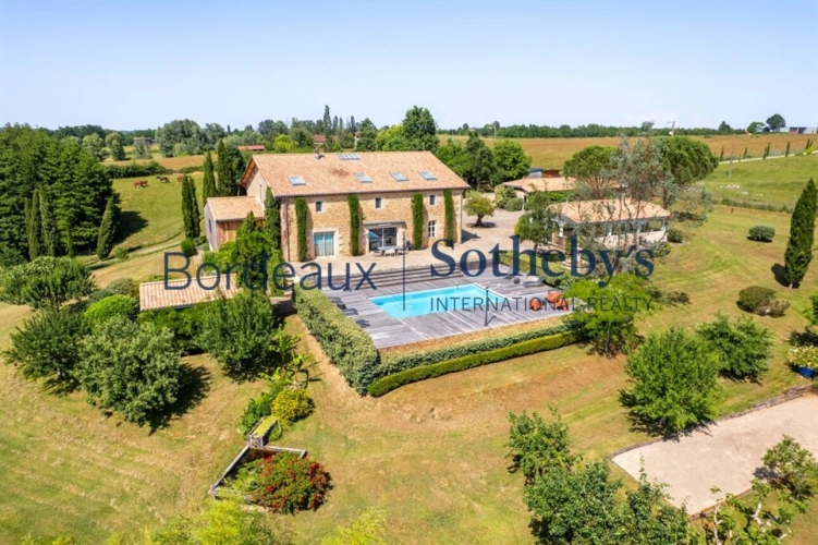 Photos 2 - Équestre - MAGNIFIQUE PROPRIÉTÉ ÉQUESTRE - SUD GIRONDE - PISCINE - GARAGE - QUIÉTUDE GARANTIE