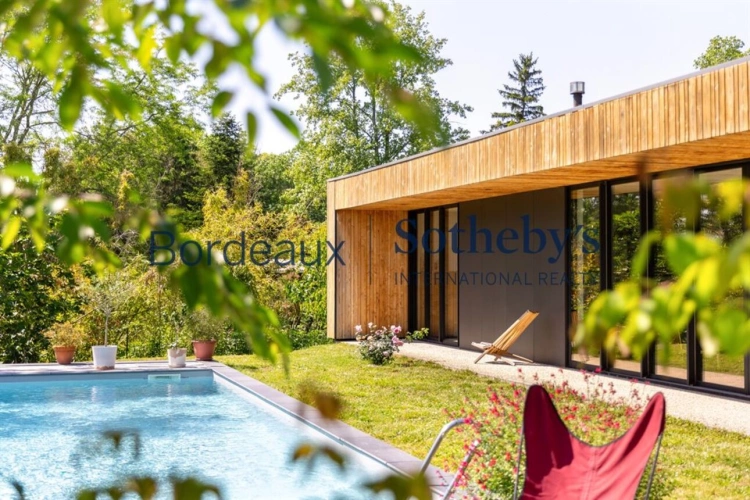 Photos 1 - Prestige - AUX PORTES DE BORDEAUX – PROPRIÉTÉ D'ARCHITECTE CONTEMPORAINE AU CŒUR D'UN CADRE NATUREL