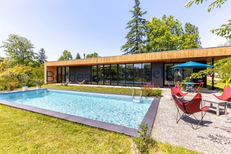 Photos 2 - Prestige - AUX PORTES DE BORDEAUX – PROPRIÉTÉ D'ARCHITECTE CONTEMPORAINE AU CŒUR D'UN CADRE NATUREL