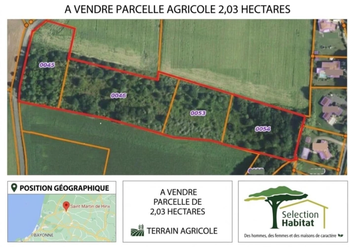 Photos 1 - Agricole - Terrain en zone agricole  - Saint Martin De Hinx