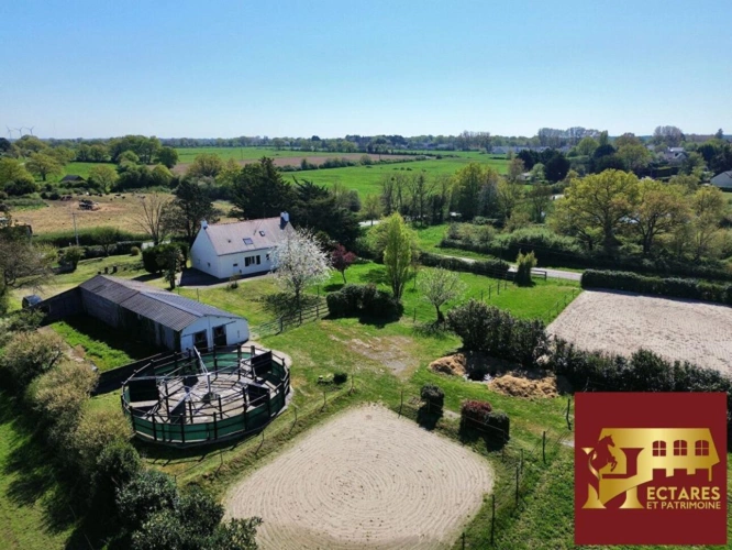 Photos 1 - Équestre - Propriété Equestre sur 7000 m2 + 2 Hectares en location Mais