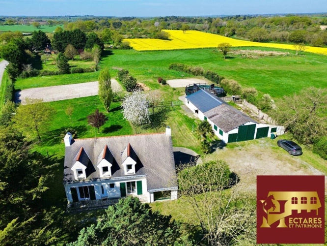 Photos 2 - Équestre - Propriété Equestre sur 7000 m2 + 2 Hectares en location Mais