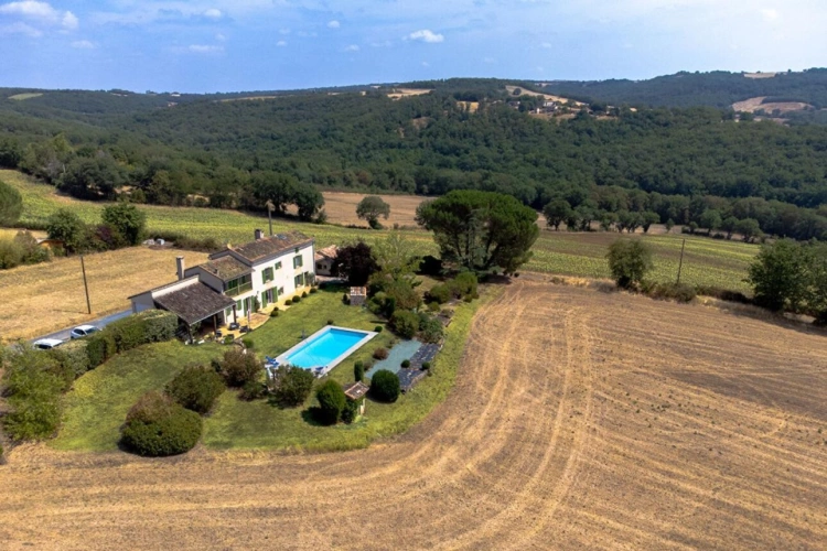 Photos 7 - Rurale - Maison de campagne avec vue exceptionnelle, 146 m² habitables, possibilité studio independante,  seulement 4 km de Cordes-sur-Ciel