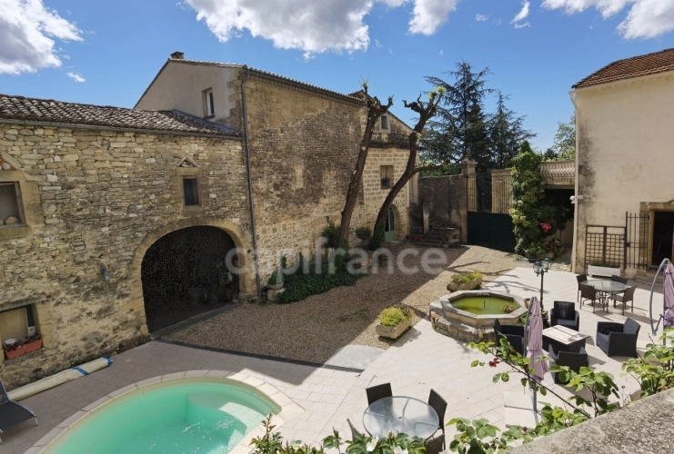 Photos 9 - Prestige - Dpt Gard (30), à vendre UZES propriete P14 de 548 m² - Terrain de 830,00 m²
