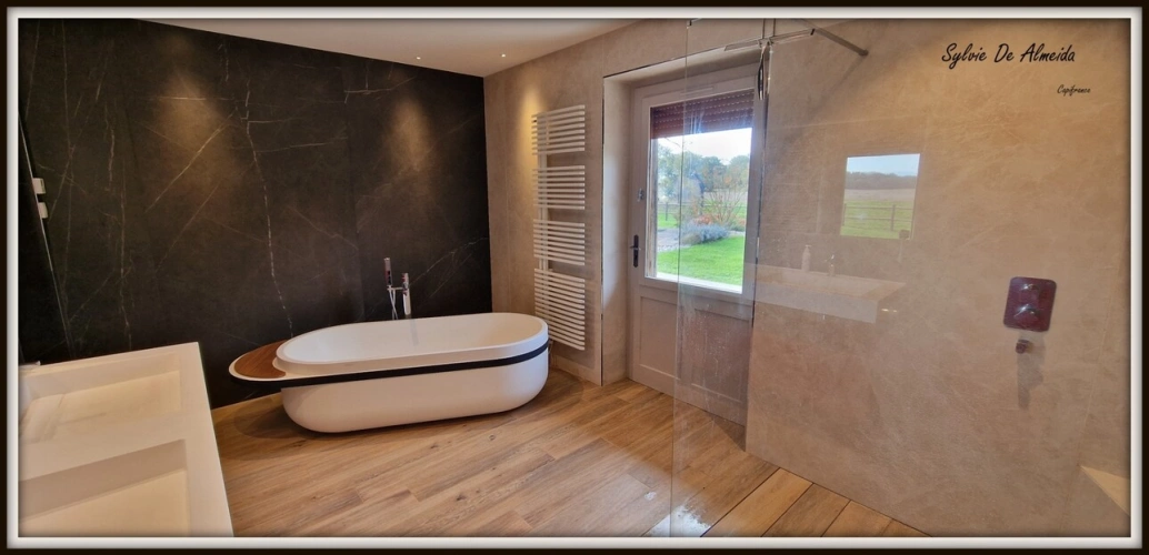 Photos 13 - Rurale - Propriete longère à vendre 313 m² 7 pièces SAINT CYR SUR MENTHON (01)Dépendances 550 m², piscine, 6,84 hectares