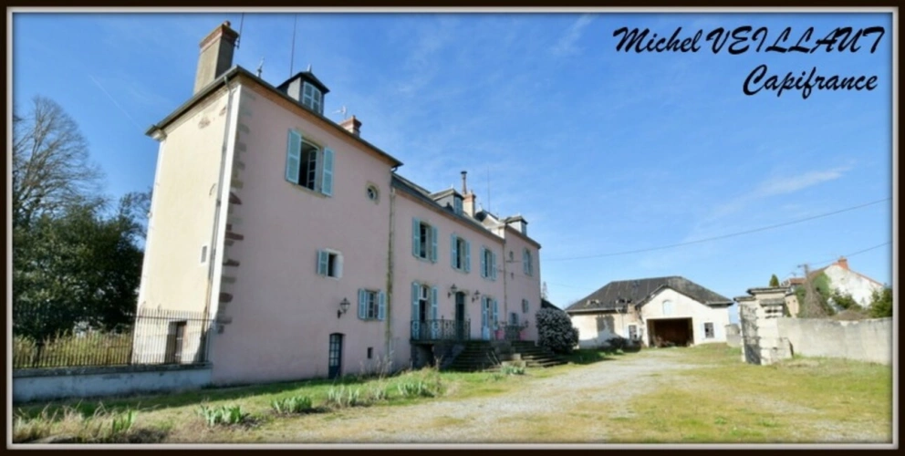 Photos 9 - Prestige - Propriété à vendre avec bâtisse de 15 pièces, 2 gîtes, terrain 7390 m², VILLENEUVE SUR ALLIER (03)