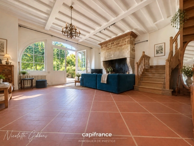 Photos 6 - Prestige - EXCLUSIVITÉ – BELLE DEMEURE DE CARACTÈRE AVEC GRAND PARC ET PISCINE AU CŒUR DE MEYSSAC