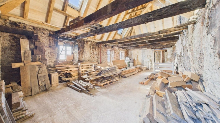 Photos 10 - Rurale - Ensemble en pierre du XIX? & son domaine de 3 700 m² (dont 2 700 m² Bio)  VILLECOMTAL