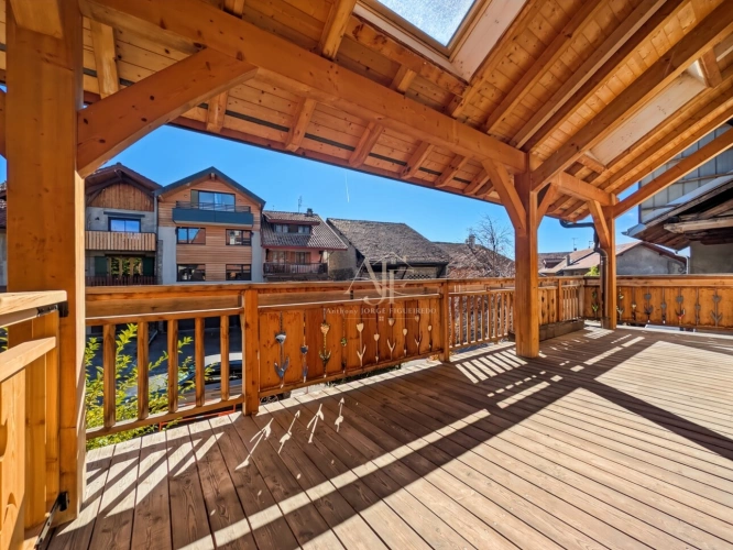 Photos 4 - Rurale - Propriete à vendre 9 pièces CHAMPANGES (74) Propriété de caractère de 312 m2 avec appartement indépendant – Élégance alpine, volumes remarquables et prestations haut de gamme