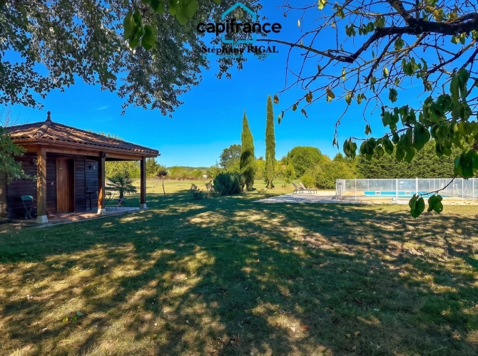 Photos 3 - Prestige - Propriete à vendre 10 pièces MONTAYRAL (47) de 255m2 habitables avec 1,6ha de terrain paysager