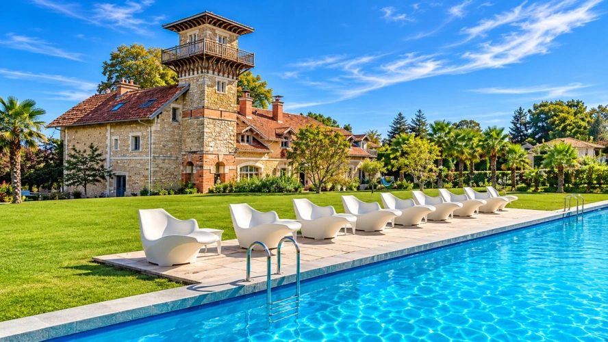 Photos 2 - Prestige - BIARRITZ — LE BEAUMANOIR Manoir du XIXe siècle · Hôtel 5 étoiles · Cession de parts sociales incluant l’immobilier et l’exploitation hôtelière