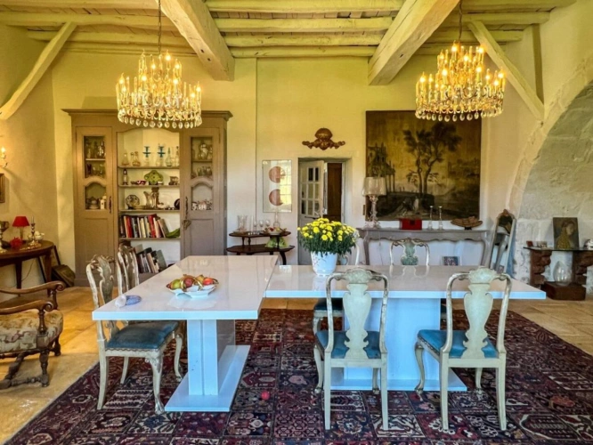 Photos 4 - Prestige - Château gascon du XV° siècle, près de Lectoure, remanié au XVI° dans le goût de la Renaissance italienne