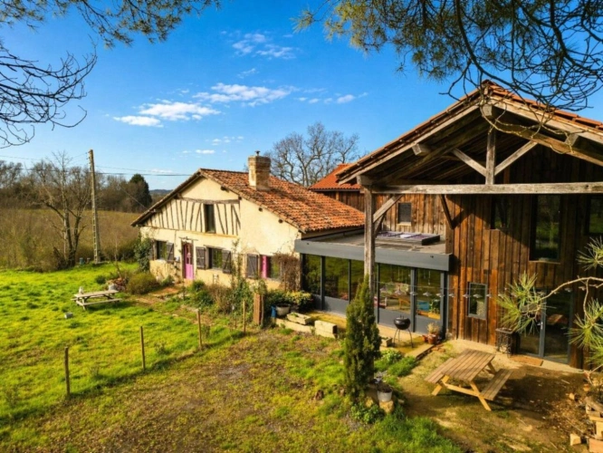 Photos 2 - Rurale - Ferme gasconne rénovée avec gîte indépendant dans un environnement boisé