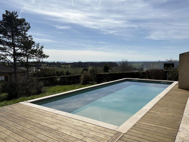 Photos 17 - Prestige - Maison contemporaine de 194m2 avec très belles vues à Lectoure