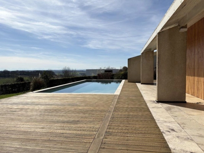 Photos 18 - Prestige - Maison contemporaine de 194m2 avec très belles vues à Lectoure