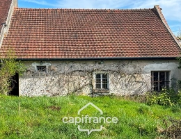 Vignette - Touristique - grange à vendre 3 pièces de 200 m²  VERDELOT (77)
