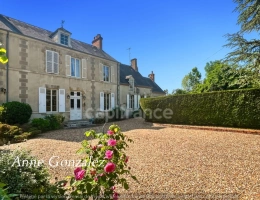 Vignette - Prestige - VITRY AUX LOGES, à vendre superbe Propriété du XIXème de plus de 300 m2, maison d'amis indépendante