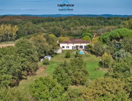 Vignette - Prestigious - Property for sale 9 rooms MONTAYRAL (47) 190m2 living space on land of 6689m2 with swimming pool