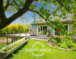 Vignette - Land - Proche SAINT-QUENTIN (02) : terrain de loisir 3200 m² au bord de l’Oise avec Chalet et potentiel locatif