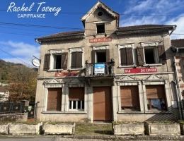 Vignette - Touristique - Dpt Haute-Saône (70), à vendre PLANCHER LES MINES Ensemble immobilier T19  avec salle de réception et cour