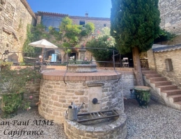 Vignette - Prestige - Demeure en pierre du XVIIe siècle avec vue imprenable sur les coteaux de l’Ardèche – Issirac