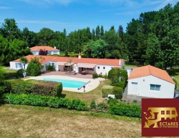 Vignette - Équestre - Maison Soullans 7 pièce(s) 188 m2, 2,8 Hectares et étang