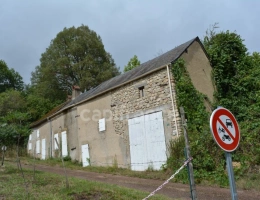 Vignette - Touristique - Propriete à vendre 3 pièces + grange  sur terrain contructible de 8267 m2  en partie boisé  à CRUX LA VILLE (58330)