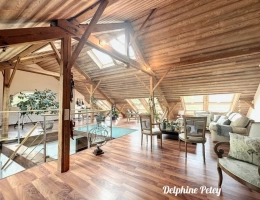 Vignette - Touristique - Dpt Haute Savoie (74), à vendre ARTHAZ PONT NOTRE DAME propriété de deux maisons, une de 9 pièces et une de 4 pièces, terrain de 2700 m²